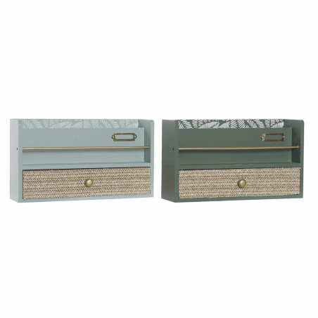 Organizador Multiusos DKD Home Decor LD-181379 Verde Polipropileno Mad