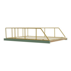 Set de Bandejas organizadoras DKD Home Decor Verde Polipropileno Mader