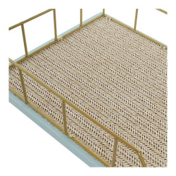 Set de Bandejas organizadoras DKD Home Decor Verde Polipropileno Mader
