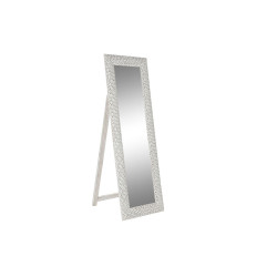 Espejo de pie DKD Home Decor Blanco Madera de mango Madera MDF Cottage