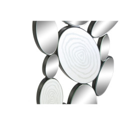 Espejo de pared DKD Home Decor Negro Multicolor Madera Cristal Moderno