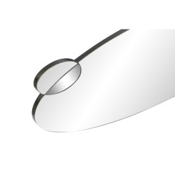 Espejo de pared DKD Home Decor Negro Multicolor Madera Cristal Moderno