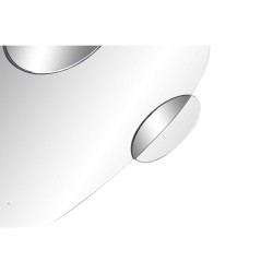 Espejo de pared DKD Home Decor Negro Multicolor Madera Cristal Moderno