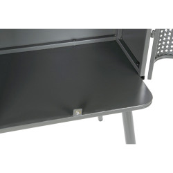 Estantería DKD Home Decor Natural Gris Metal Madera 2 Estantes (79 x