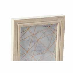 Portafotos de Pared DKD Home Decor 32,5 x 1,5 x 45 cm Cristal Natural
