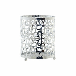 Organizador para Cubiertos DKD Home Decor Margarita Plateado Metal Pl