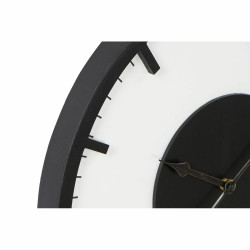 Reloj de Pared DKD Home Decor 50 x 3,5 x 50 cm Negro Blanco Vintage Ma