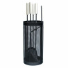 Utensilios para Chimenea DKD Home Decor Negro Acero Inoxidable Acero 1