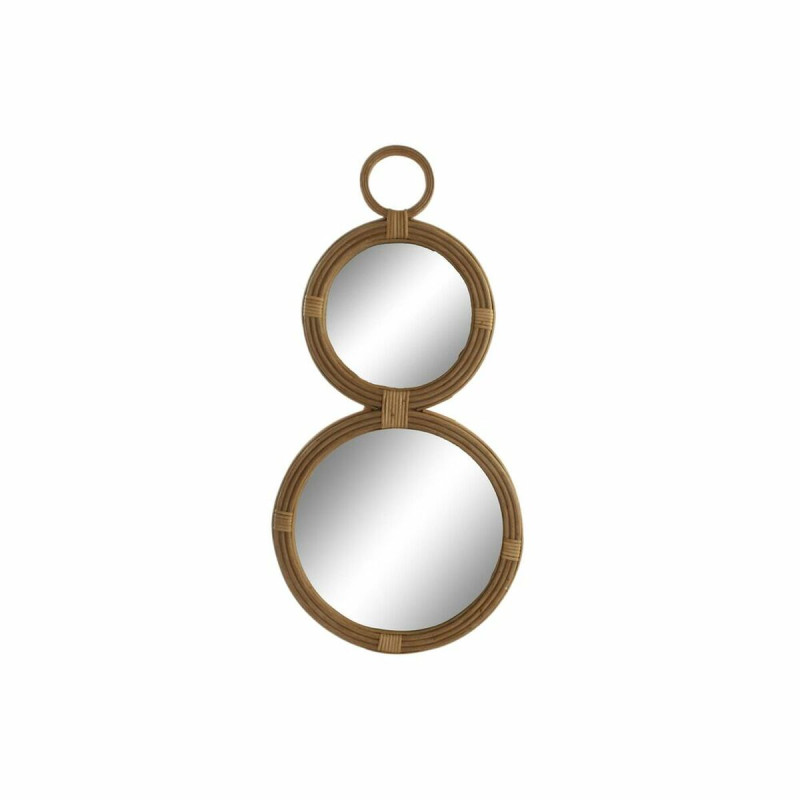 Espejo de pared DKD Home Decor 41 x 2 x 83 cm Cristal Natural Marrón