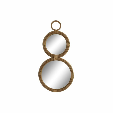 Espejo de pared DKD Home Decor 41 x 2 x 83 cm Cristal Natural Marrón