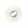 Espejo de pared DKD Home Decor Dorado Metal Cristal 84 x 2,5 x 84 cm