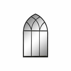 Espejo de pared DKD Home Decor Negro Metal Ventana 36 x 2 x 65 cm (65