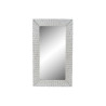 Espejo de pared DKD Home Decor Cristal MDF Blanco Mimbre Cottage (87 x