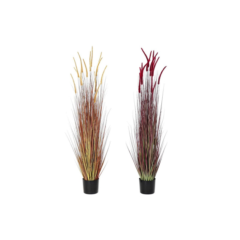 Planta Decorativa DKD Home Decor Naranja Polietileno Burdeos PVC 30 x Planta Decorativa DKD Home Decor Naranja Polietileno Burdeos PVC 30 x