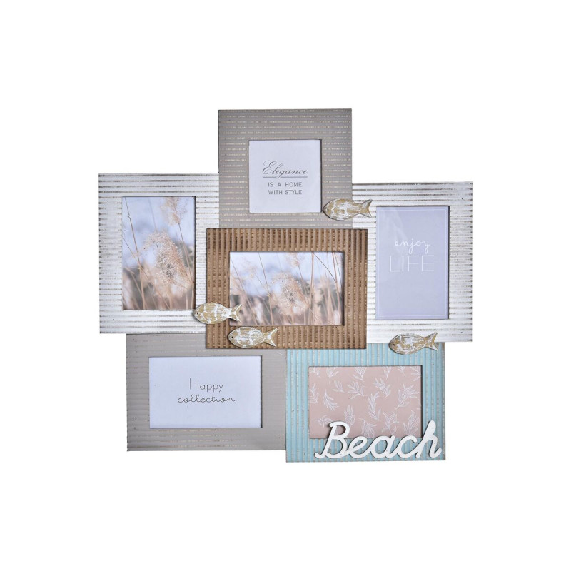 Marco de Fotos DKD Home Decor Beach 46,5 x 2 x 44,5 cm Madera Marinero Marco de Fotos DKD Home Decor Beach 46,5 x 2 x 44,5 cm Madera Marinero