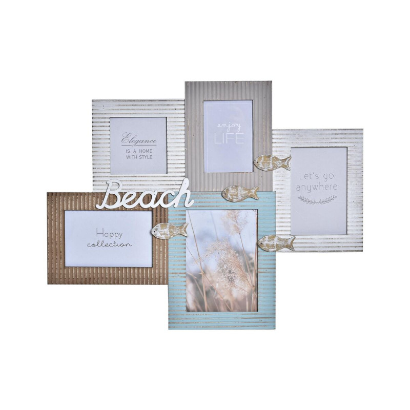Marco de Fotos DKD Home Decor Beach 51 x 2 x 40,5 cm Madera Marinero Marco de Fotos DKD Home Decor Beach 51 x 2 x 40,5 cm Madera Marinero