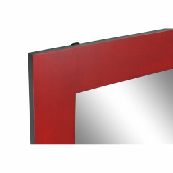 Espejo de pared DKD Home Decor Espejo Abeto Rojo Negro MDF (70 x 2 x 9