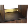 Estantería DKD Home Decor Negro Dorado Metal Marrón oscuro Madera de