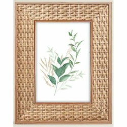 Marco de Fotos DKD Home Decor Natural Madera Madera MDF 26,5 x 2,5 x 3