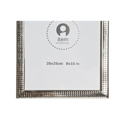 Marco de Fotos DKD Home Decor Plateado Metal Shabby Chic 22 x 2 x 27 c
