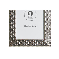 Marco de Fotos DKD Home Decor Plateado Metal Shabby Chic 30 x 40 cm 13