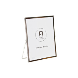 Marco de Fotos DKD Home Decor Plateado Metal 21 x 2 x 26 cm Tradiciona