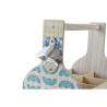 Botellero DKD Home Decor 27 x 16,5 x 25 cm Azul Turquesa Madera MDF (2