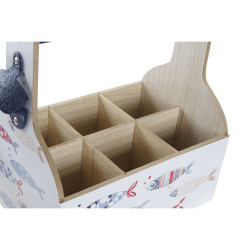 Botellero DKD Home Decor Multicolor Madera MDF 27 x 16,5 x 25,5 cm (2