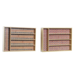 Organizador para Cubiertos DKD Home Decor Bambú Colonial Africano 25,