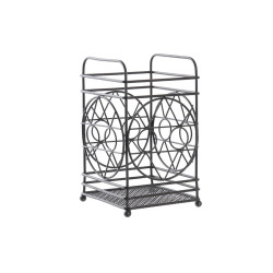 Escurridor para Cubiertos DKD Home Decor Negro Metal Geométrico 12 x