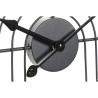 Reloj de Pared DKD Home Decor Negro Dorado Metal Moderno 45 x 3 x 45 c