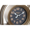 Reloj de Mesa DKD Home Decor 25 x 8 x 31 cm Cristal Negro Dorado Hierr