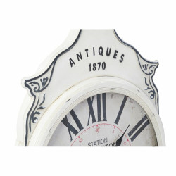 Reloj de Pared DKD Home Decor Blanco Negro Cristal Hierro 61 x 6 x 89