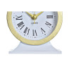 Reloj de Mesa DKD Home Decor Blanco Negro Cristal Hierro 12 x 6 x 13 c