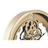Reloj de Pared DKD Home Decor Dorado Plateado Cristal Hierro 50 x 8 x