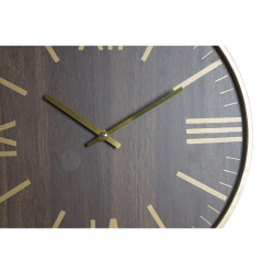Reloj de Pared DKD Home Decor 40 x 4 x 40 cm Negro Marrón Hierro Pén