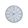 Reloj de Pared DKD Home Decor Cristal Dorado Metal Blanco Brújula (60