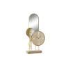 Reloj de Mesa DKD Home Decor 26 x 8 x 53 cm Espejo Natural Dorado Meta