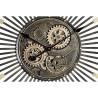 Reloj de Pared DKD Home Decor Negro Dorado Hierro Vintage 65 x 6,7 x 6