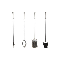 Utensilios para Chimenea DKD Home Decor Acero Inoxidable Aluminio (20