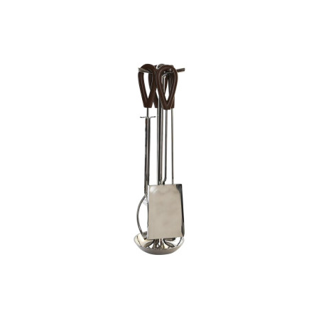 Utensilios para Chimenea DKD Home Decor Acero Inoxidable Aluminio (15