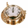 Reloj de Pared DKD Home Decor Cristal Dorado Vintage Latón (23 x 7 x