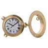 Reloj de Pared DKD Home Decor Cristal Dorado Vintage Latón (23 x 7 x