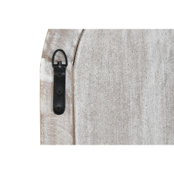 Espejo de pared DKD Home Decor Cristal Blanco Madera MDF Decapé (60 x