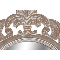 Espejo de pared DKD Home Decor Cristal Natural Madera MDF (60 x 2,5 x