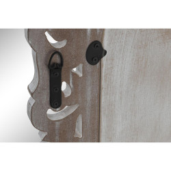 Espejo de pared DKD Home Decor Cristal Natural Madera MDF (60 x 2,5 x