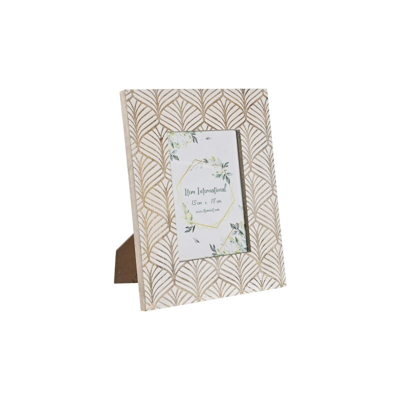 Marco de Fotos DKD Home Decor 22,5 x 2 x 28 cm Cristal Marrón Blanco Marco de Fotos DKD Home Decor 22,5 x 2 x 28 cm Cristal Marrón Blanco