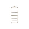 Botellero DKD Home Decor Metal Blanco (39 x 9,5 x 102,5 cm)