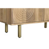 Estantería DKD Home Decor Dorado Natural Madera de mango 90 x 40 x 18