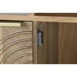 Estantería DKD Home Decor Dorado Natural Madera de mango 90 x 40 x 18